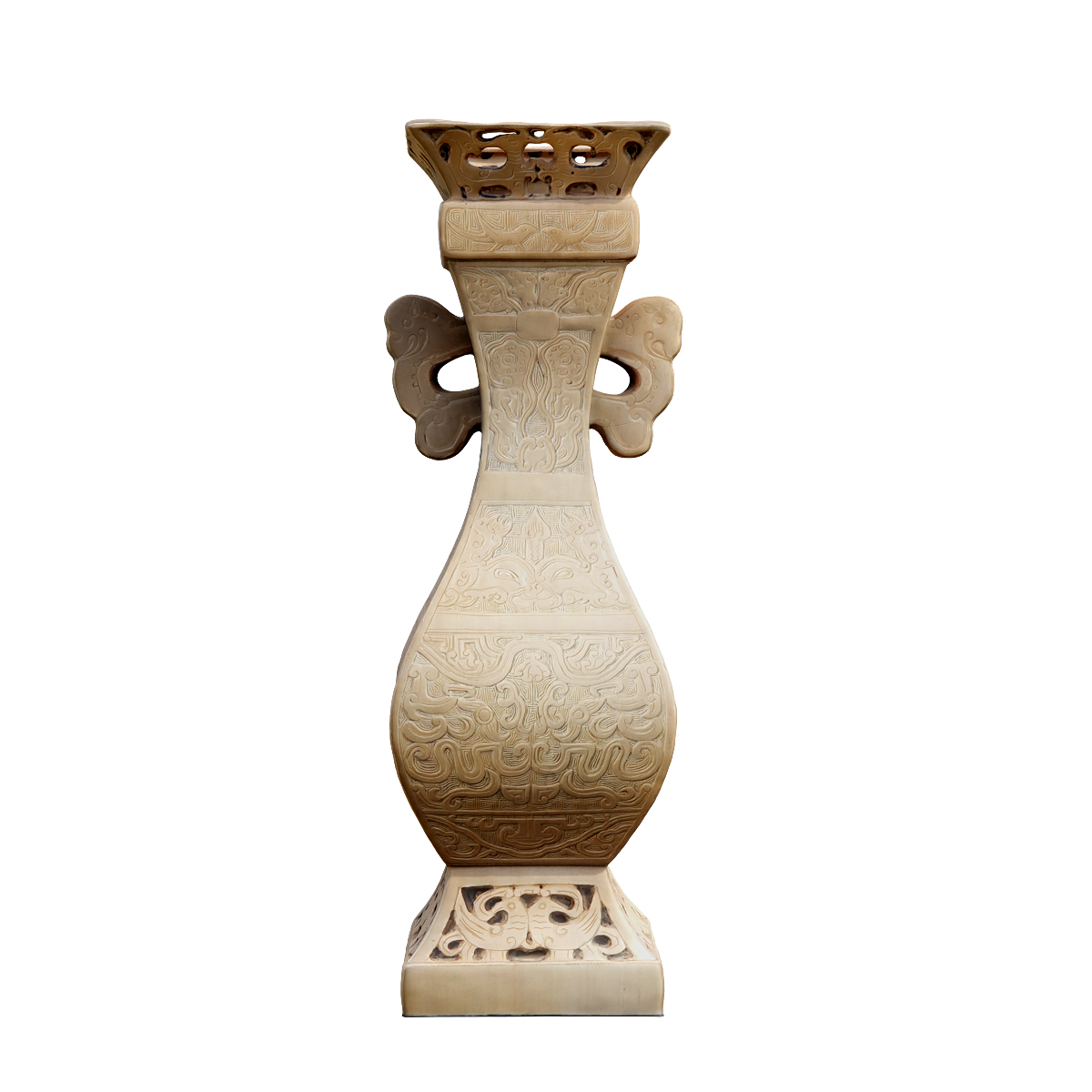 Bamboo springs imitating bronze artifacts