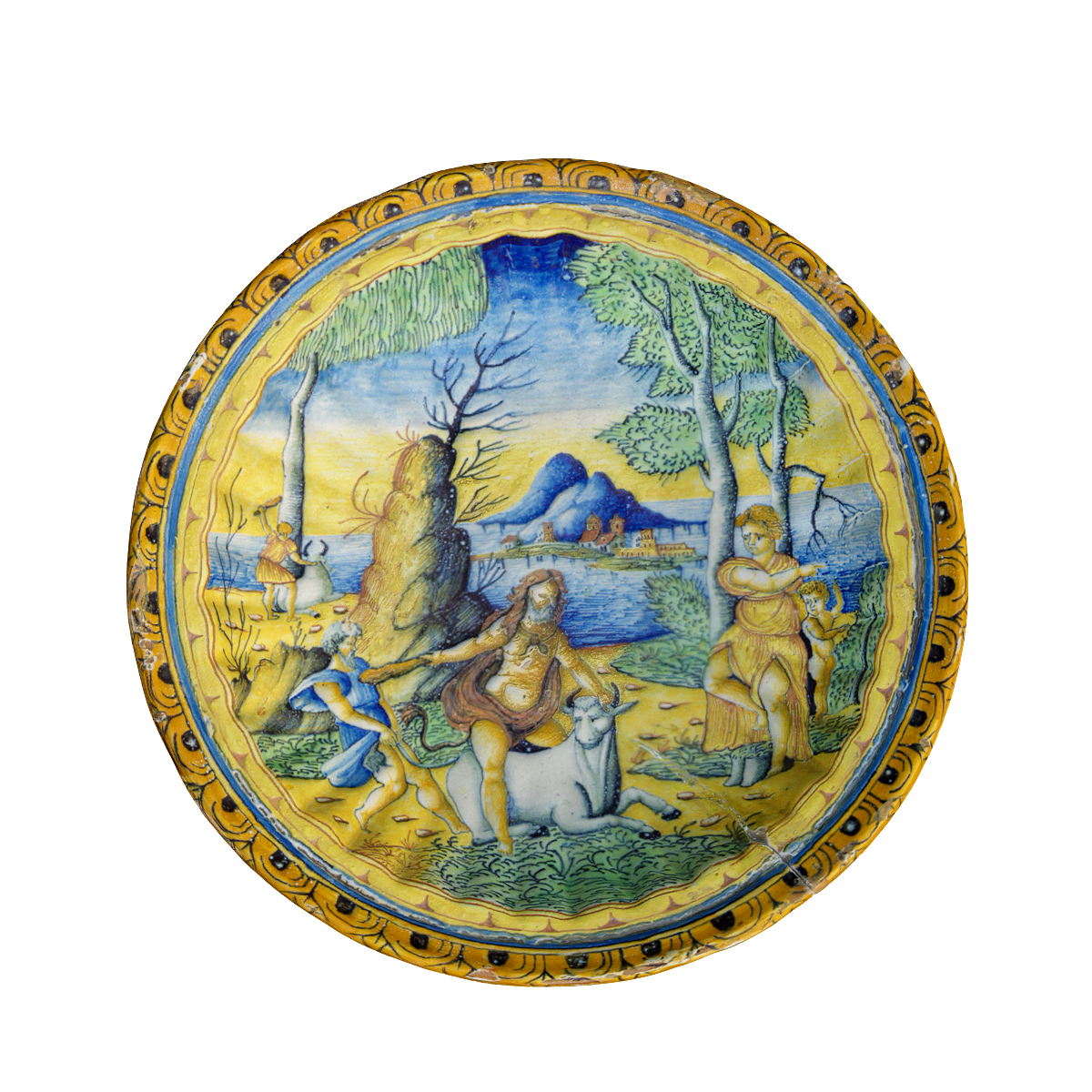 Hercules and His Seventh Mission: Ceramic Plate