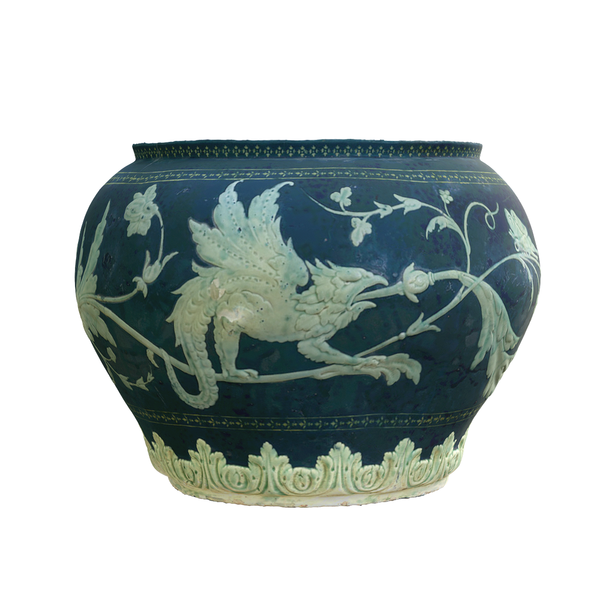 Ceramic flower pot designed by Henry Amiro