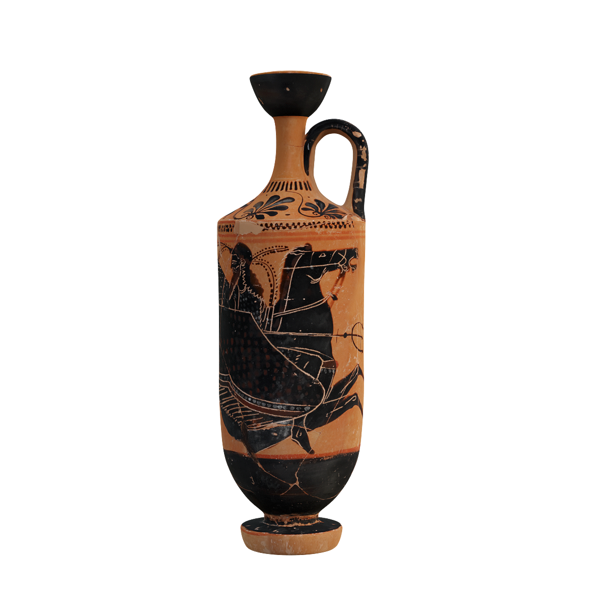 L é cito Ancient Greek Ceramic Small Bottle Container - Yale University