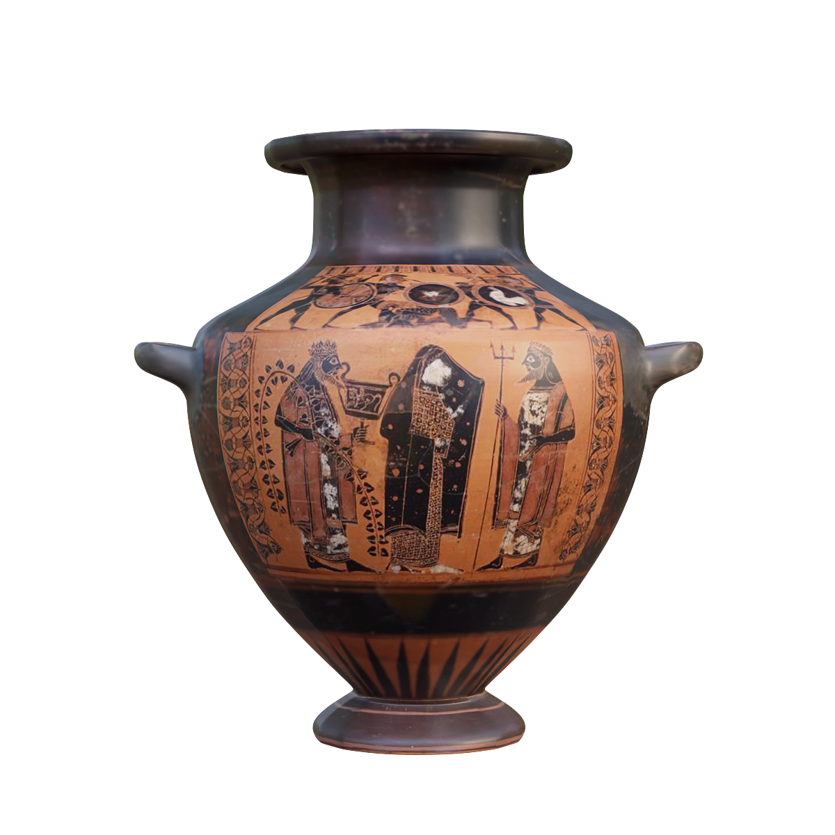 Hidria Ancient Greek Ceramic Container - Paul Getty Museum