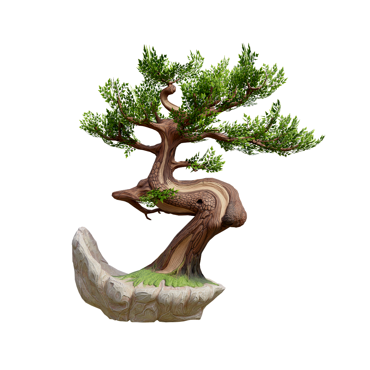 Exquisite simulation bonsai tree
