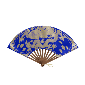 Chinese folding fan dragon fan