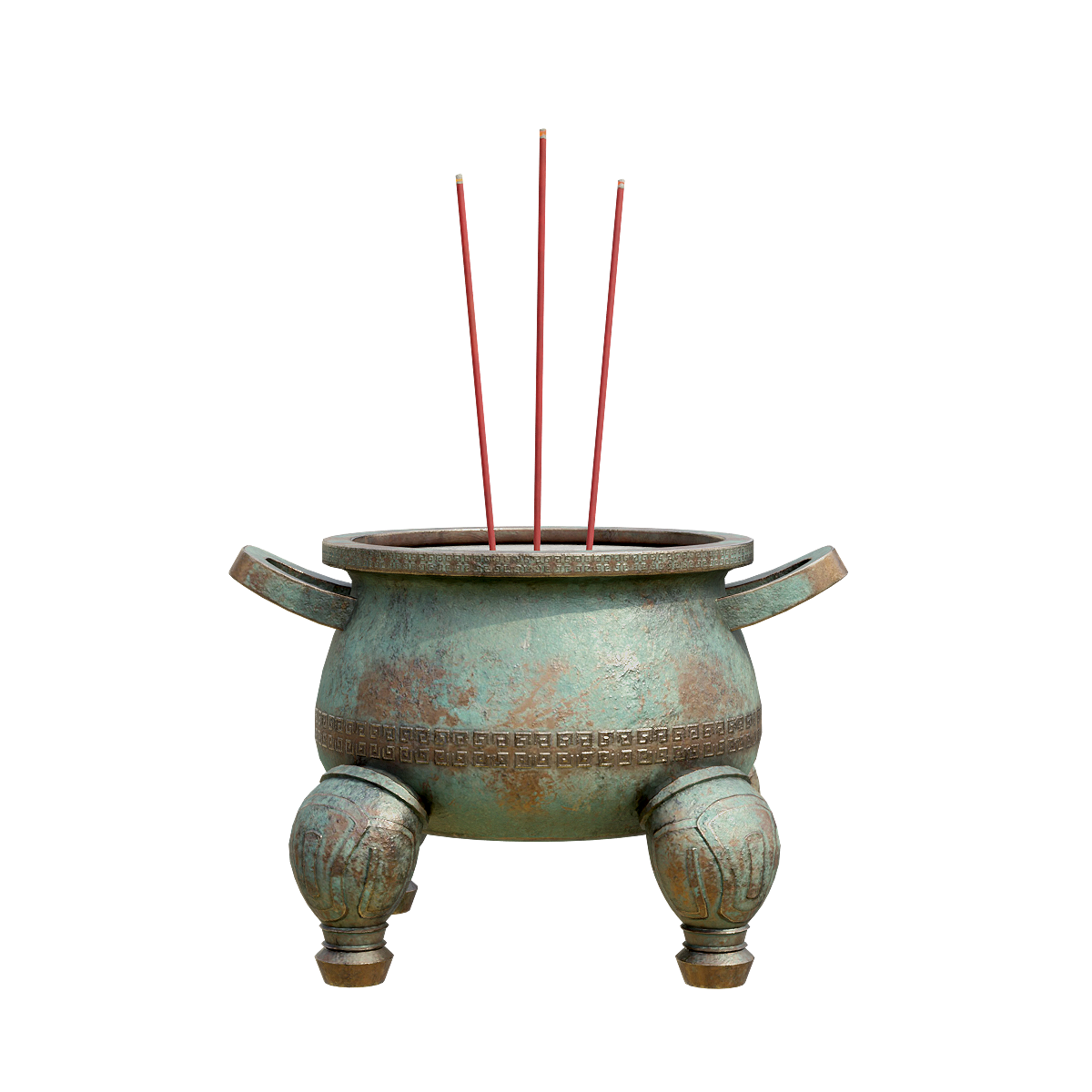 Chinese bronze incense burner