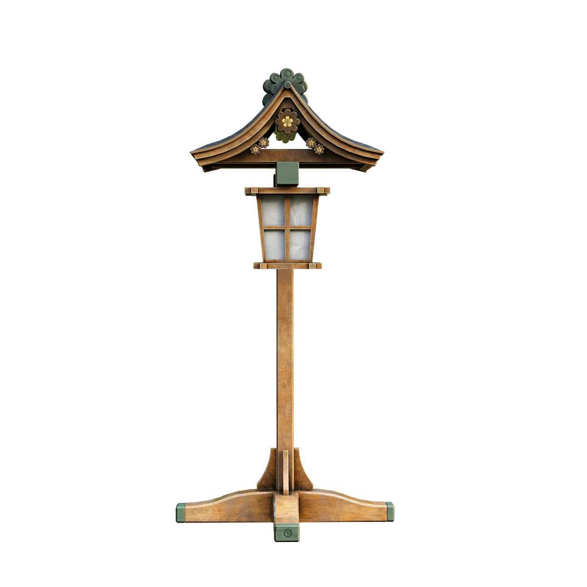 Japanese wooden lantern