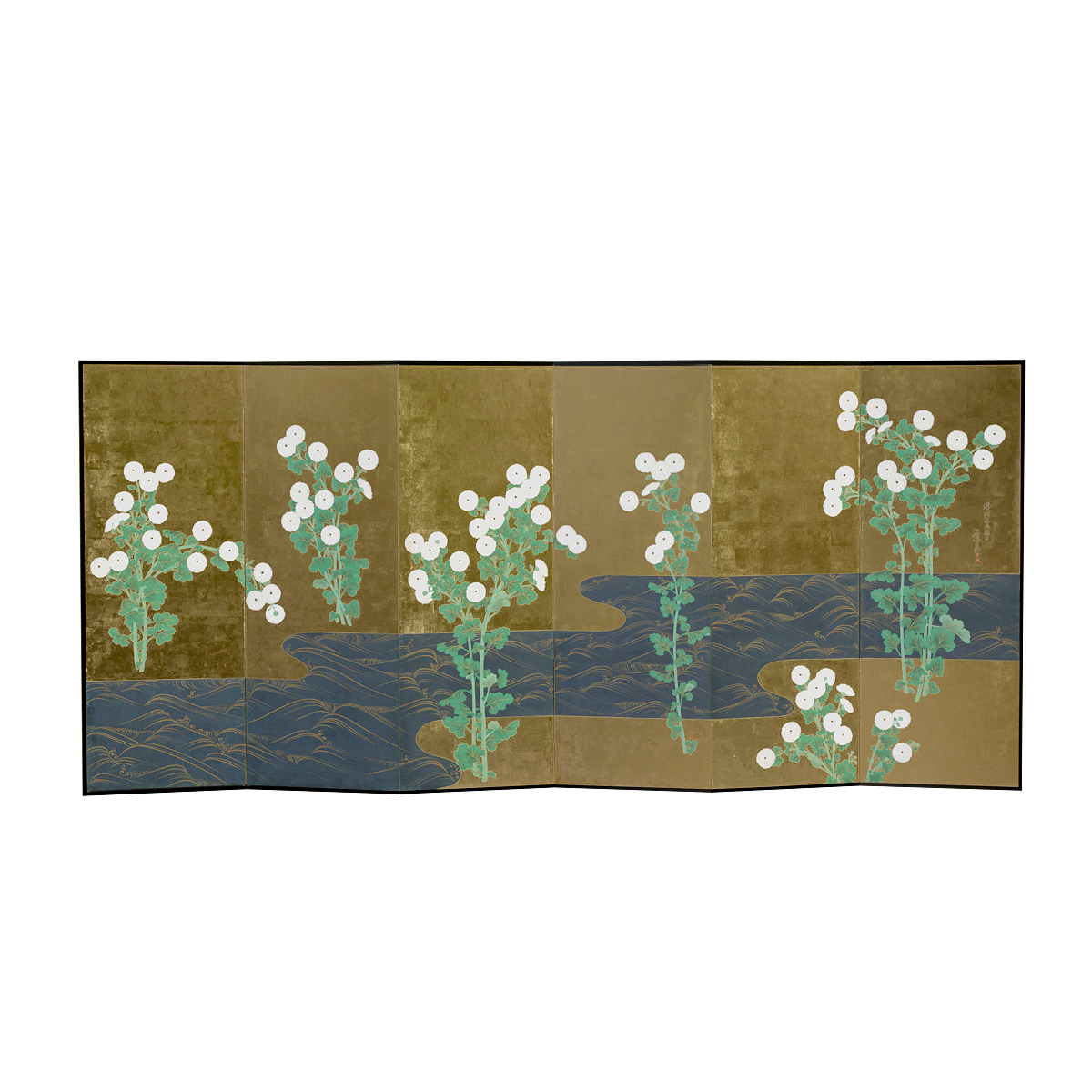 Riverbank Chrysanthemum Screen - Cleveland Museum of Art