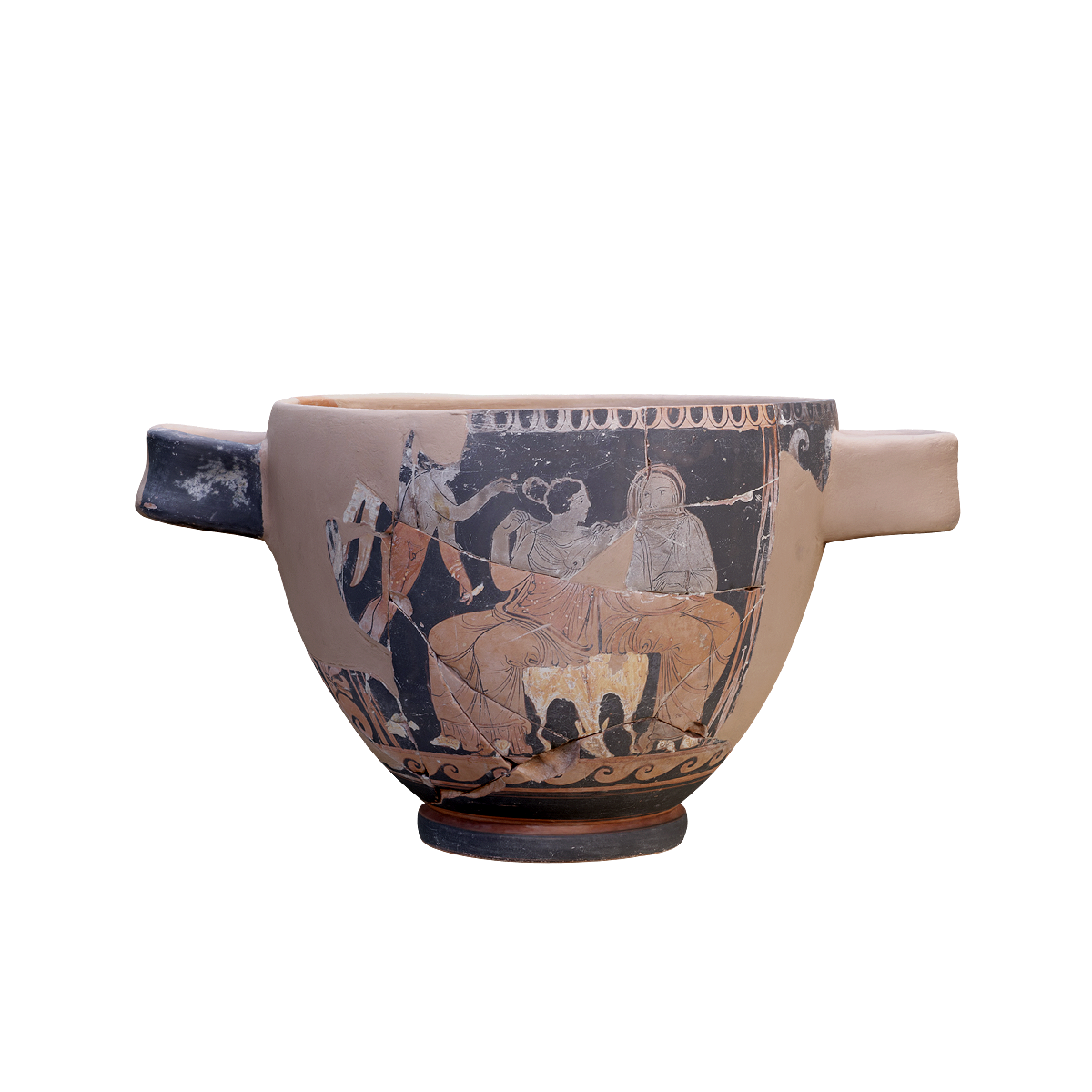 Ancient Greek style pottery - Igleio Archaeological Museum