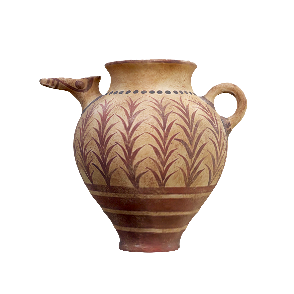 3D model of a replica of a Minoan period fancy style water bottle