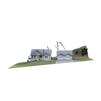 American countryside villa