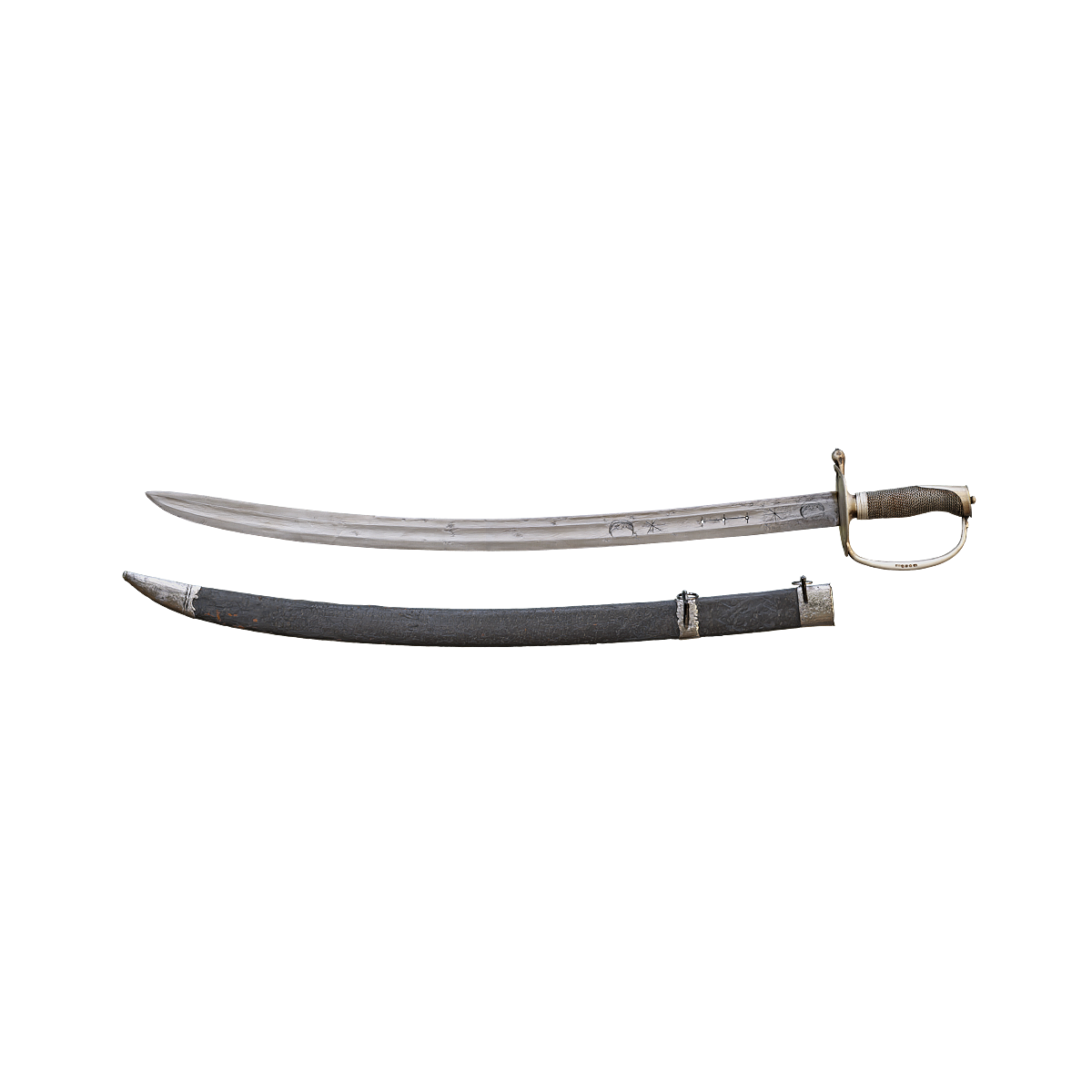 18th century British curved sword