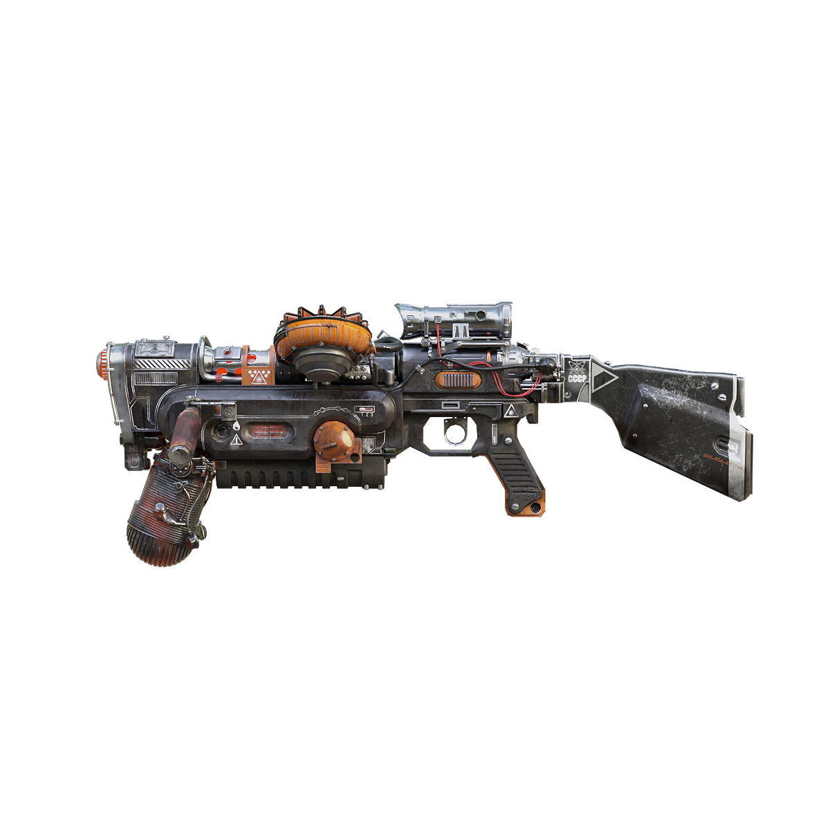 Thermoelectric rifle science fiction weapon