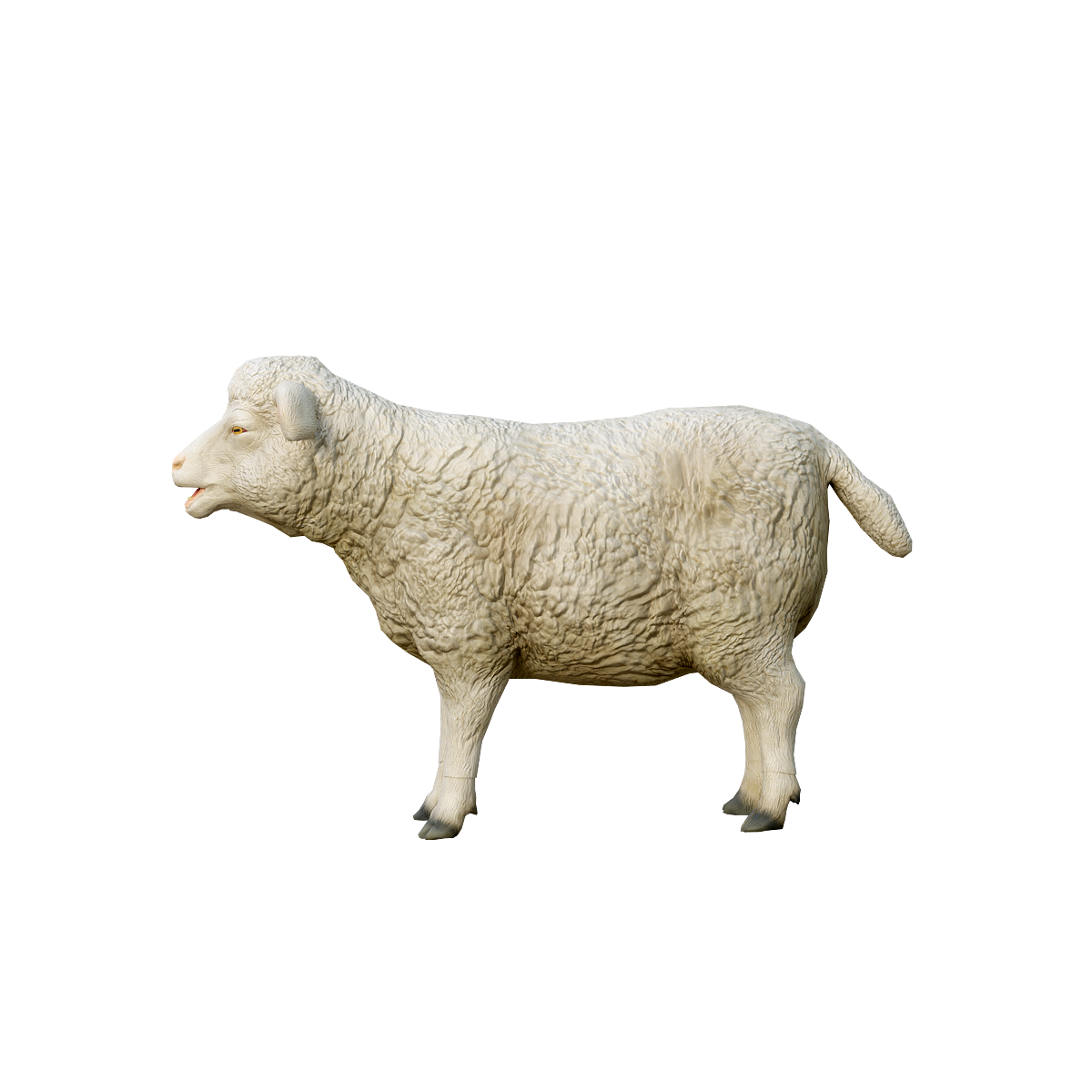 Sheep 3D model with animation glb