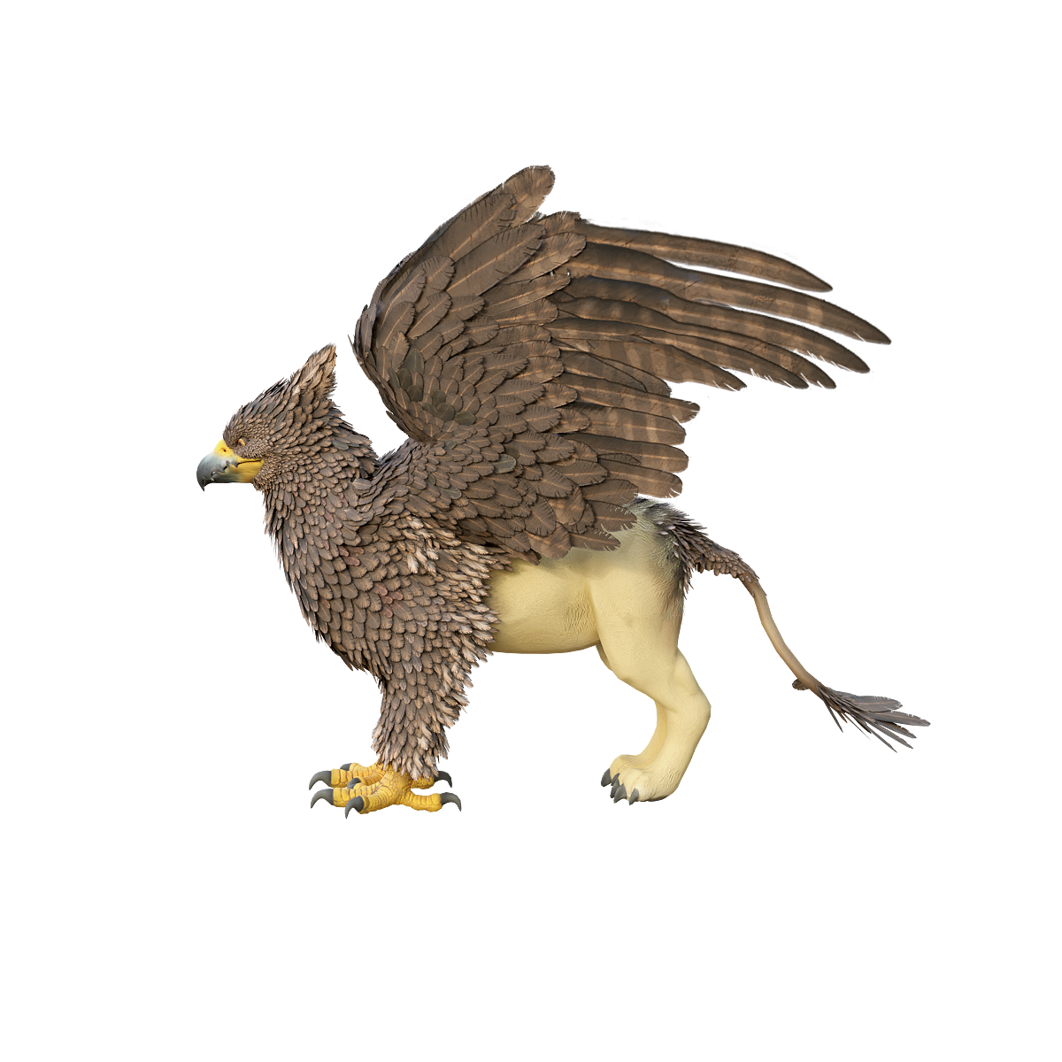 3D model of griffin with animation