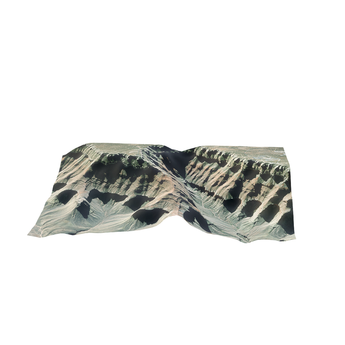 3D Scene Scanning of the Grand Canyon in the United States