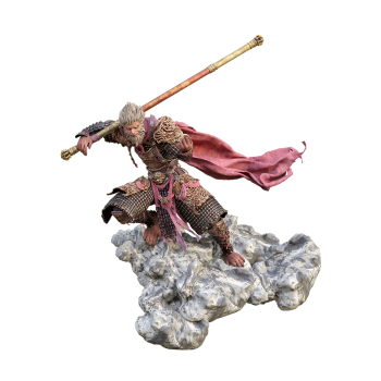 The exquisite 3D model of Sun Wukong, the Monkey King of the Sky, in "Black Myth: Wukong"