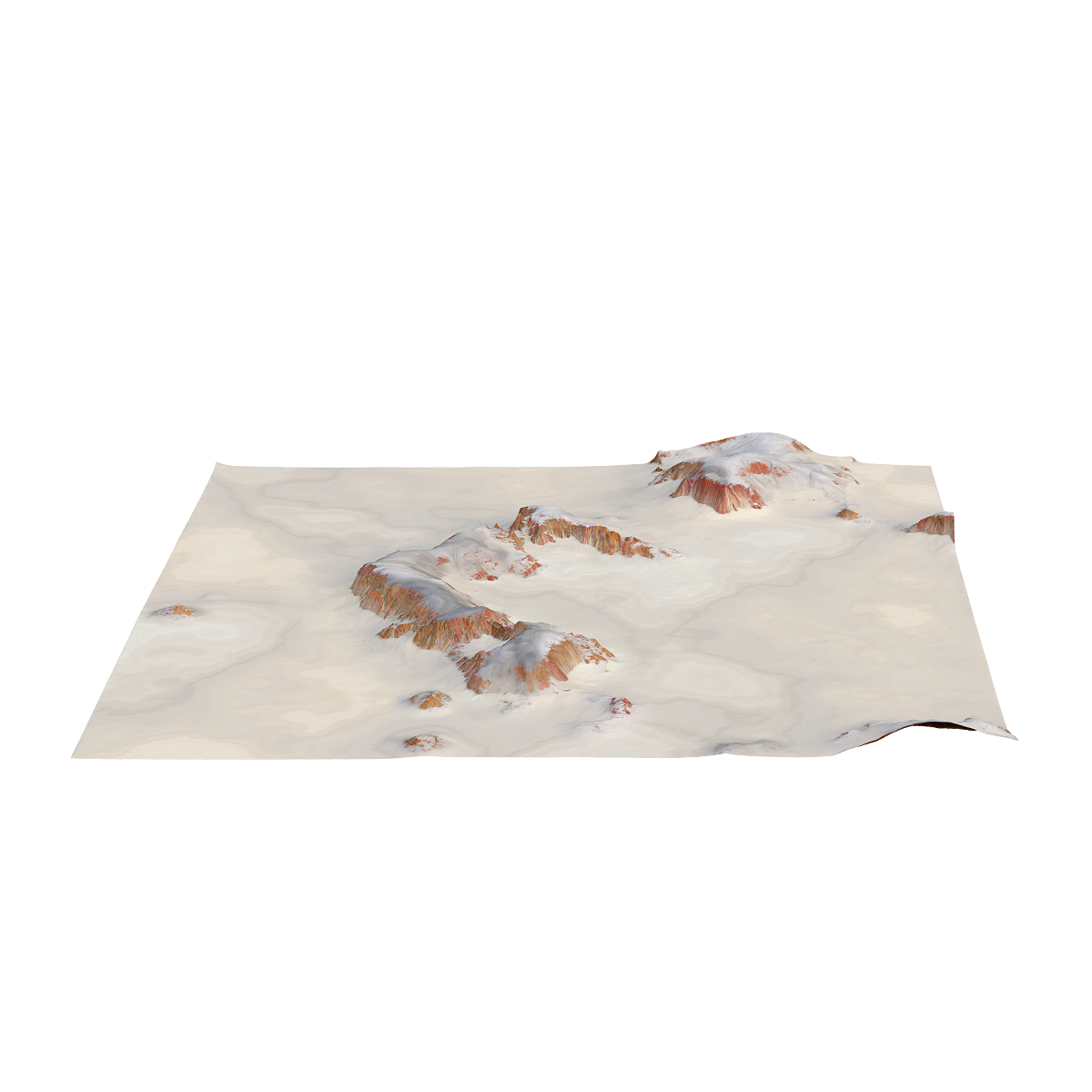 Rock desert terrain
