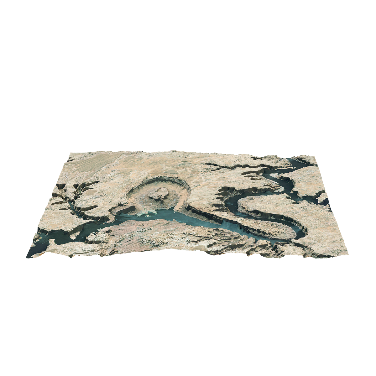 Abandoned River Bend in Missouri, USA