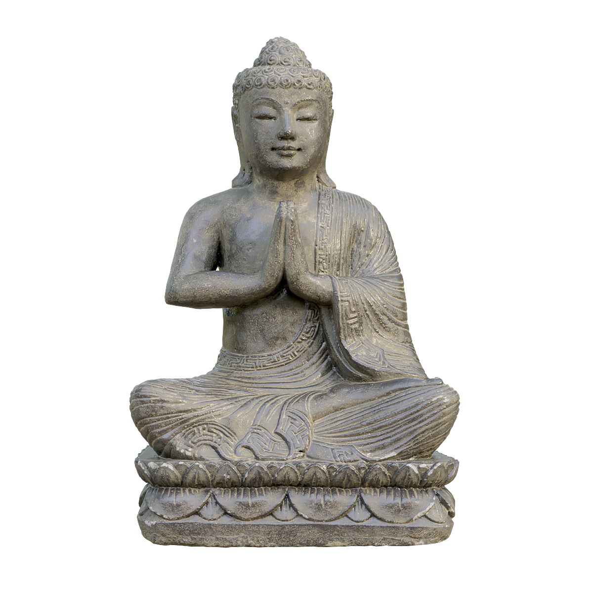 Meditation stone buddha