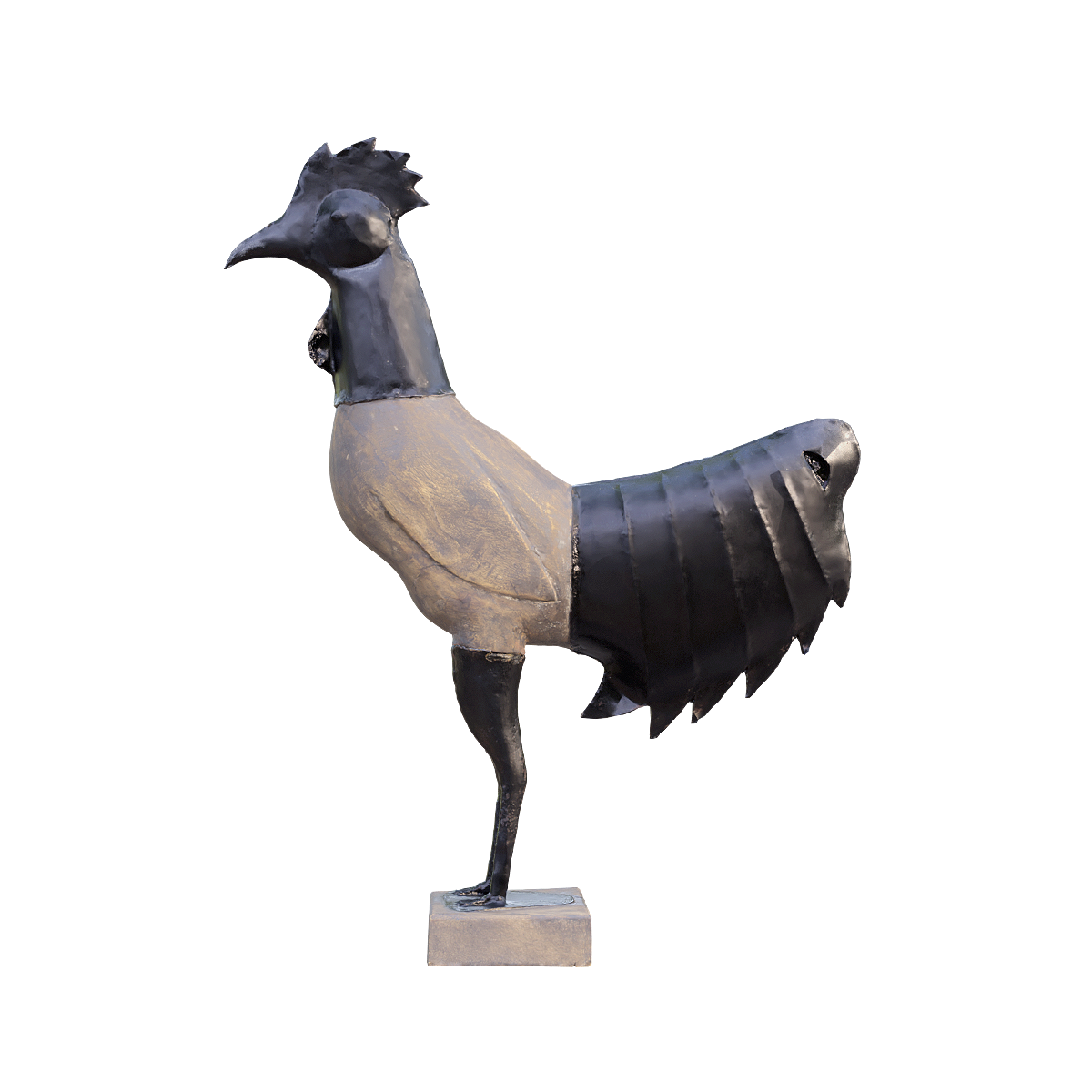 Iron cock ornaments