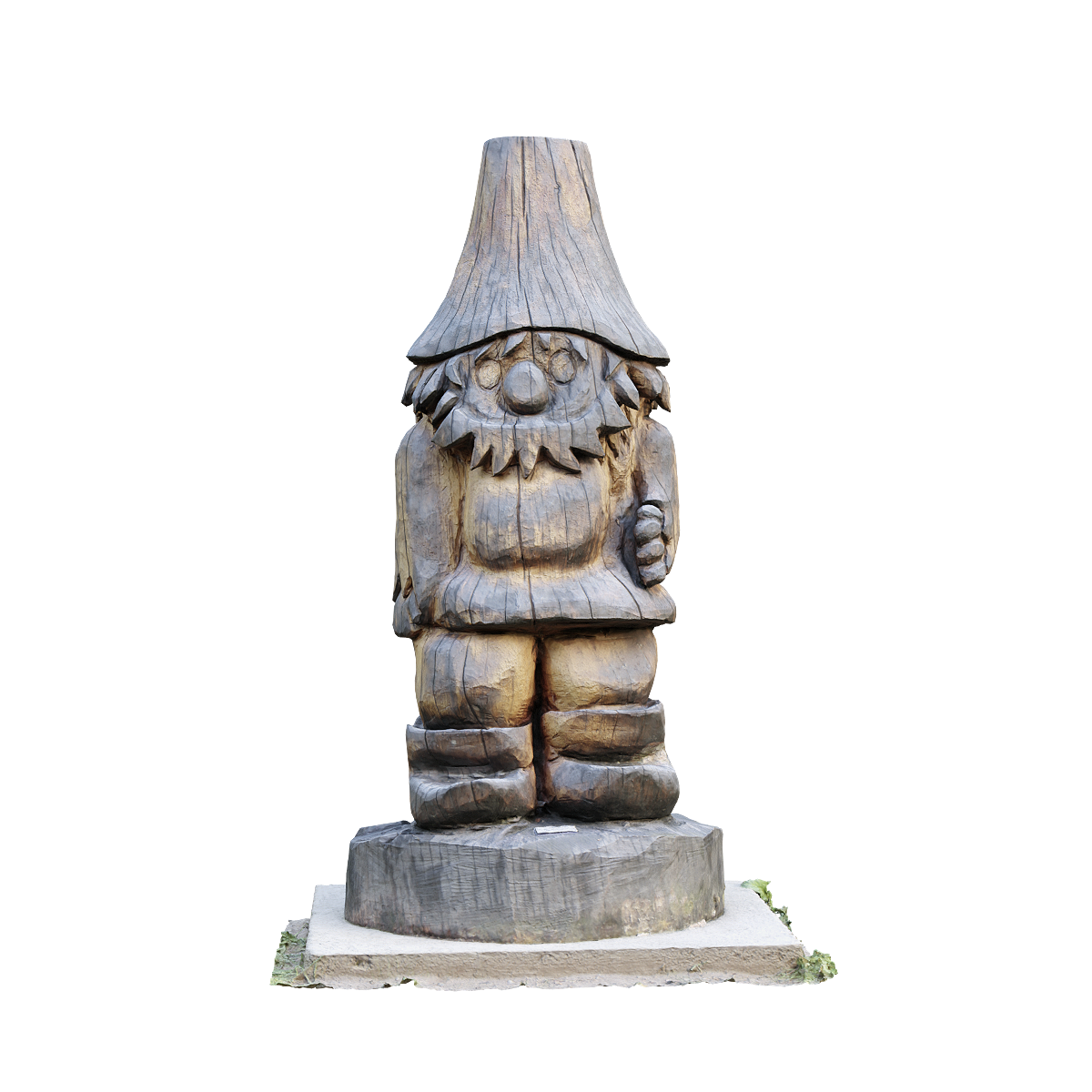 Wooden Rumcajs Statue