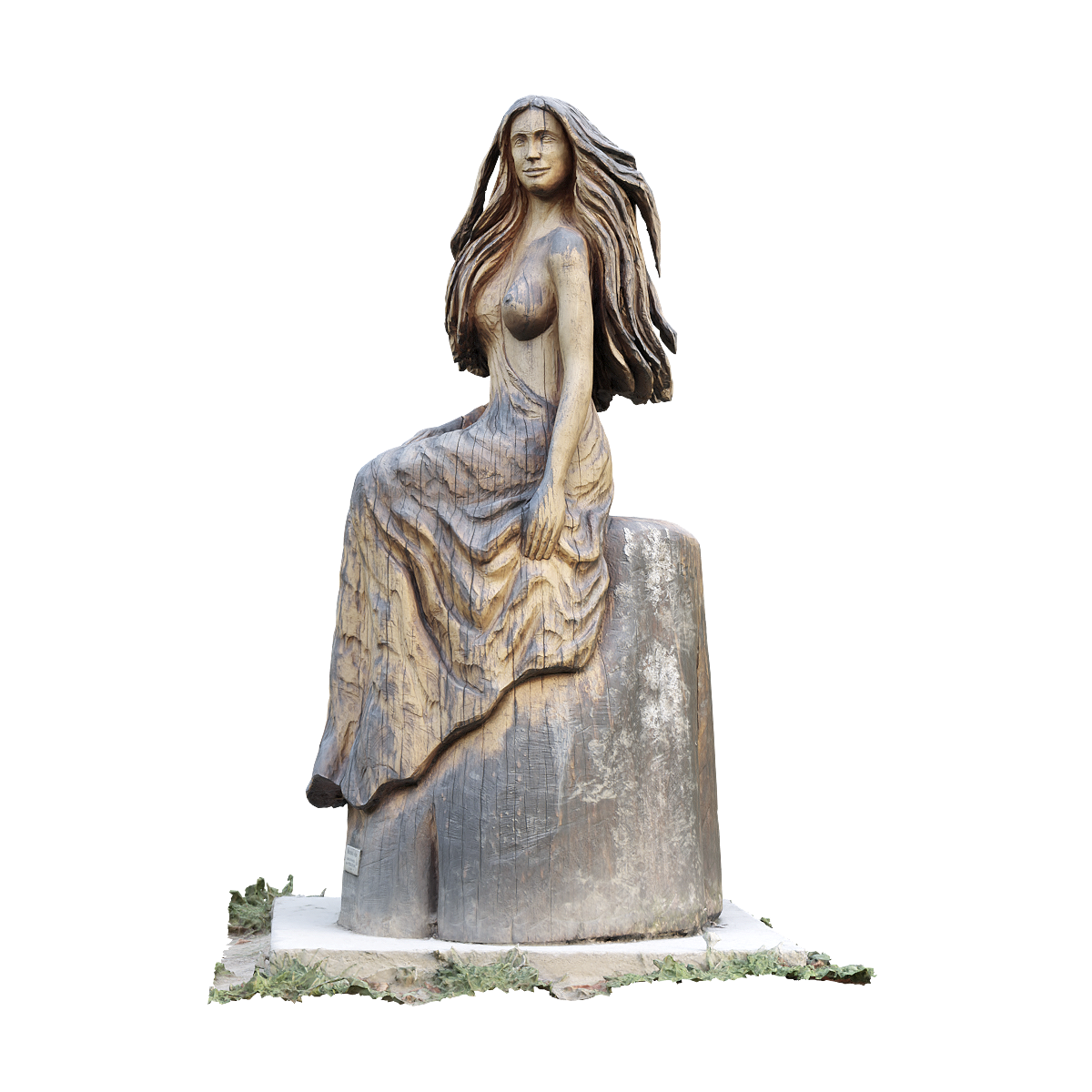 Mermaid wood carving-Jiří Nekola