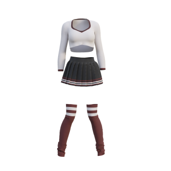 Campus cheerleader clothing