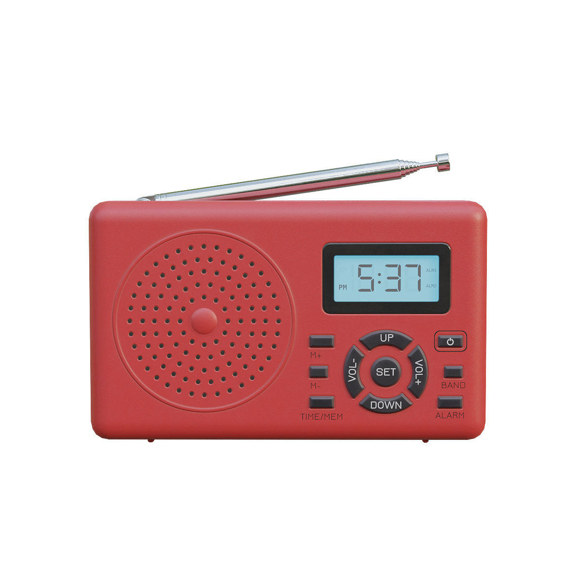 Classic old-fashioned portable radio