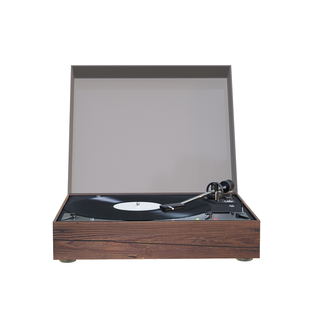 Vintage vinyl record player