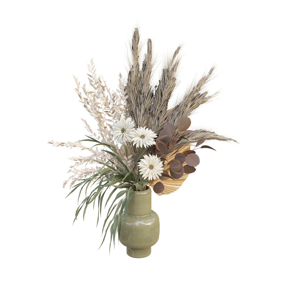 Living room vase decoration