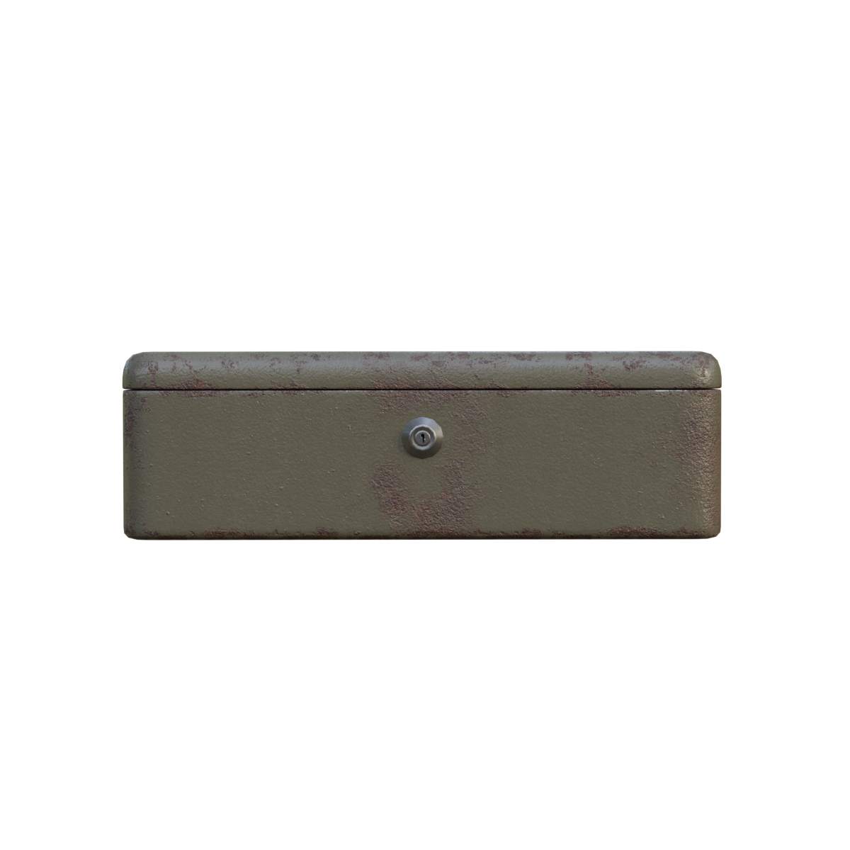 Rusty tin case