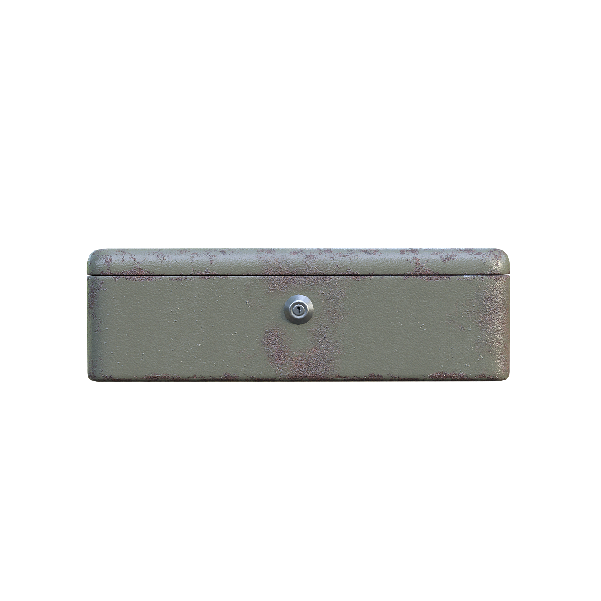 Rusty tin case