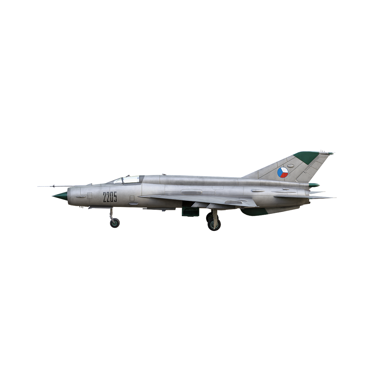 Soviet MiG-21 "Fishbed" fighter