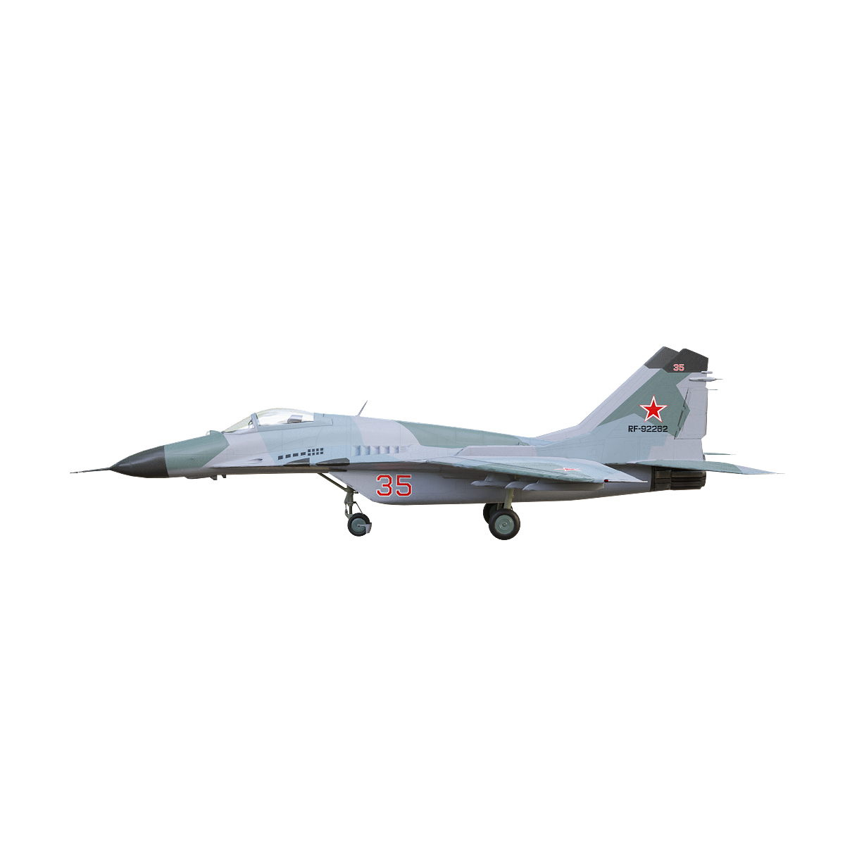 Soviet MiG-29 "Fulcrum" fighter