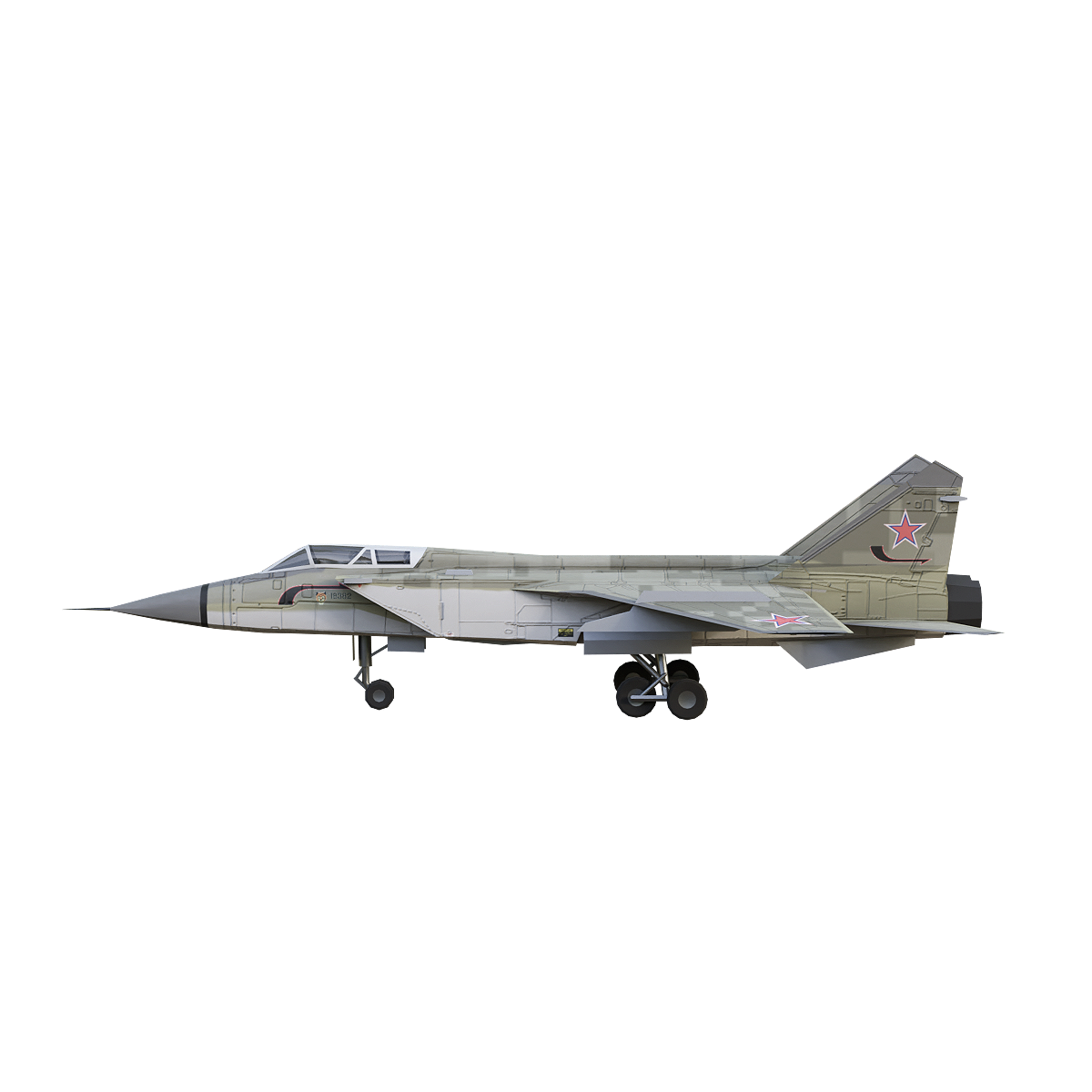 Russian MiG-31 "Foxhound" Intercept Fighter (Army Green)