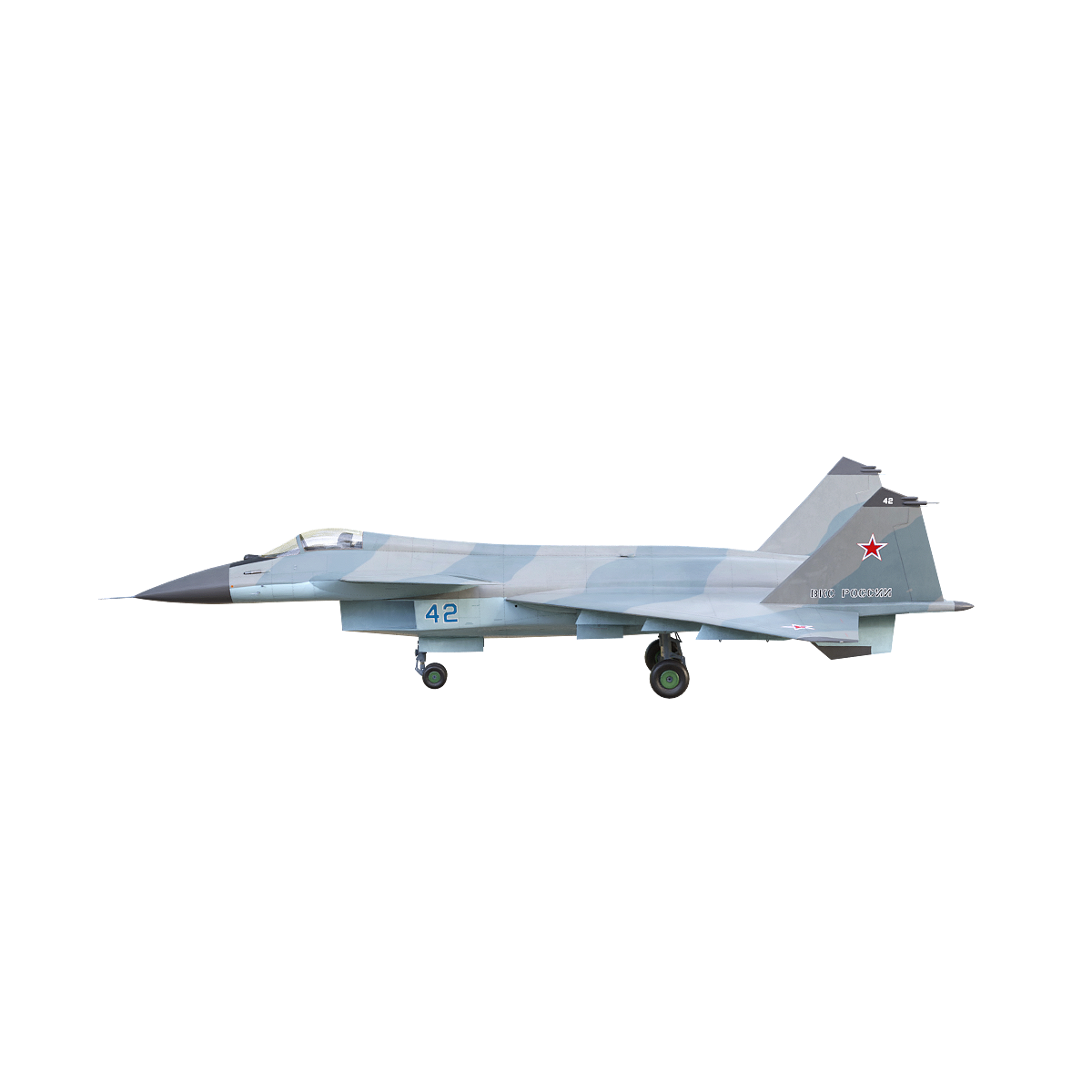 Russian MiG1.42MFI multi-role front-line fighter