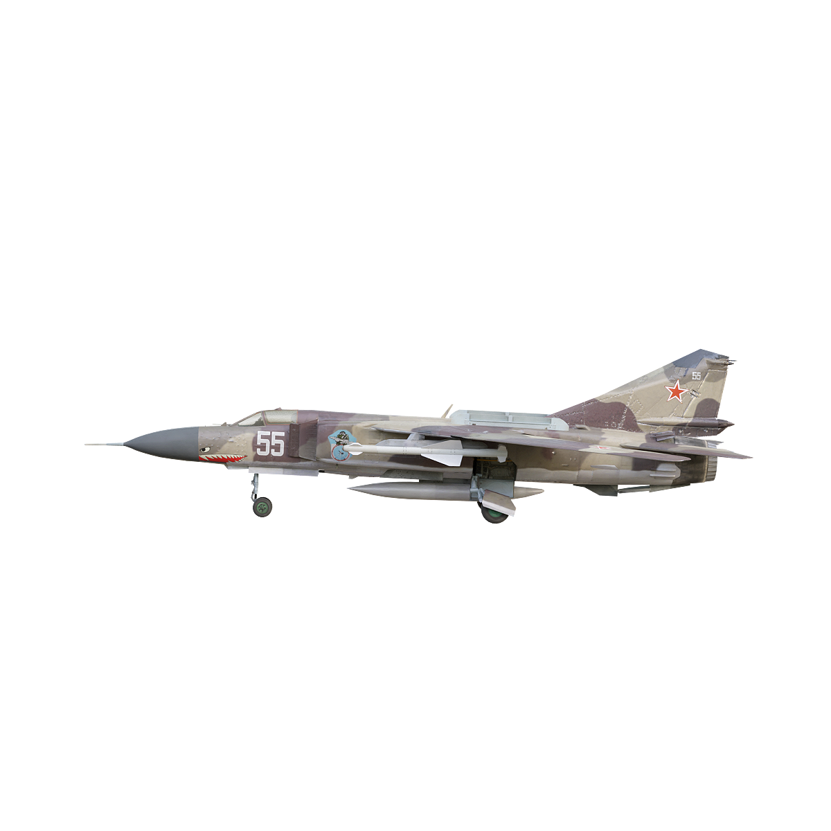 Soviet MiG-23MLD "Flogger" fighter