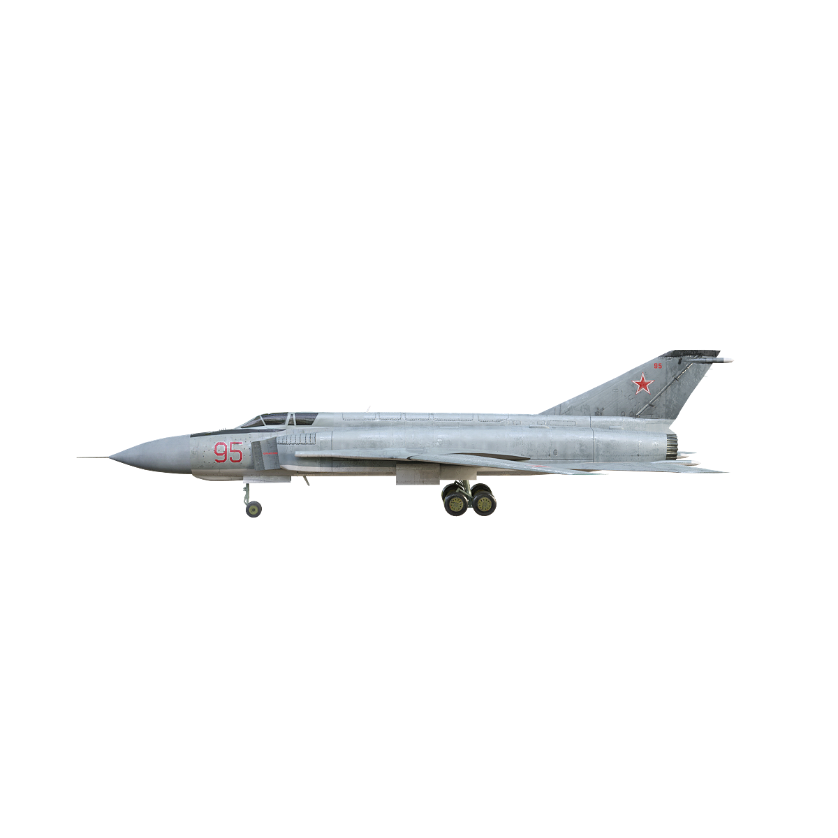Soviet Union Tu-148 long-range supersonic interceptor