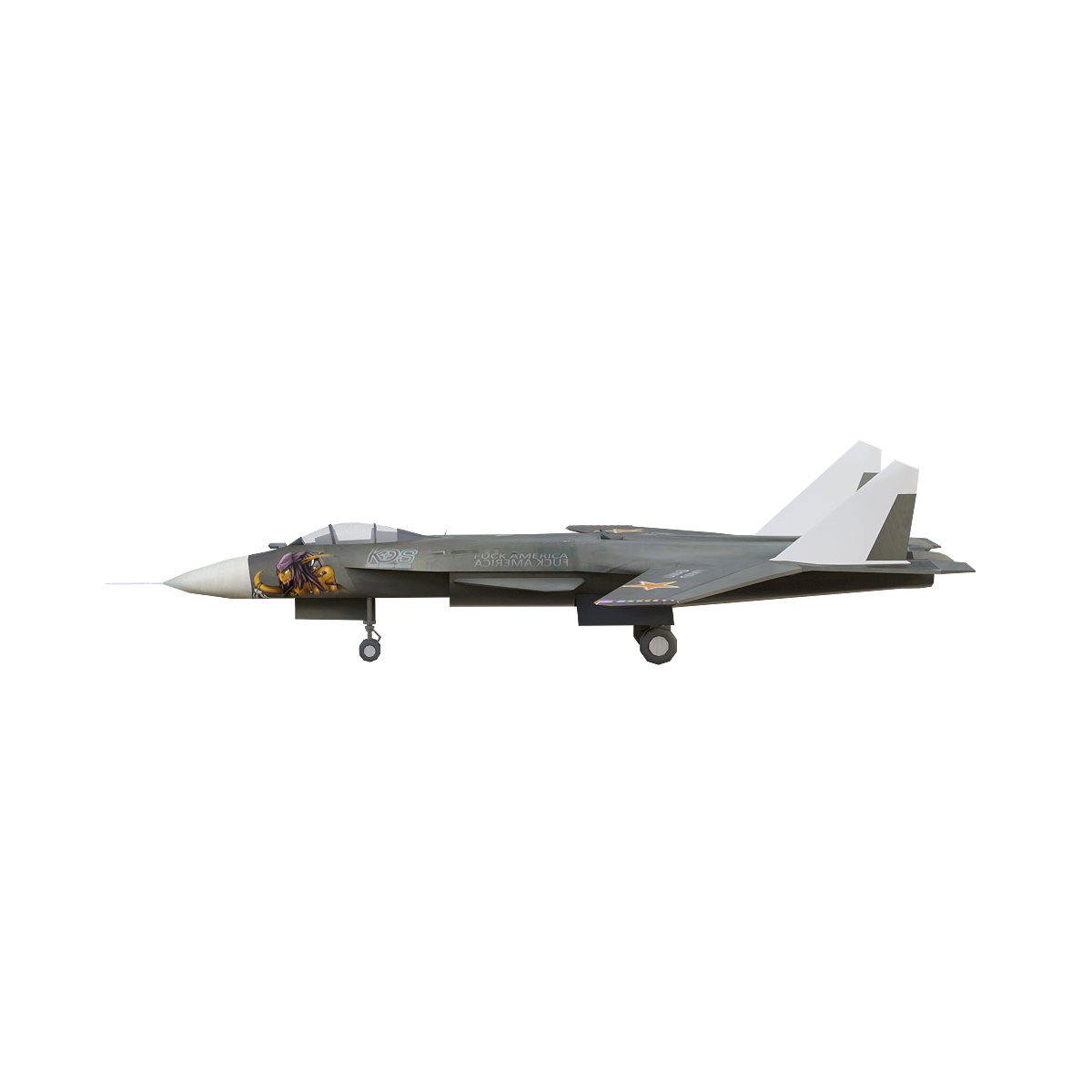 Russian Su-47 "Berkut" fighter
