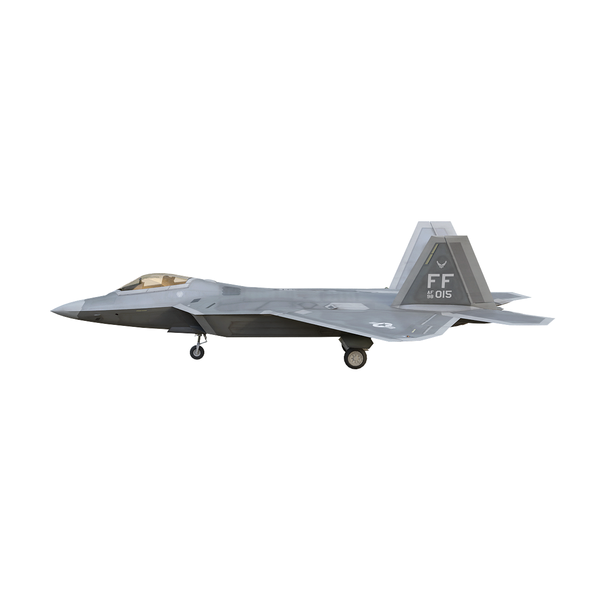 American F-22Raptor fighter