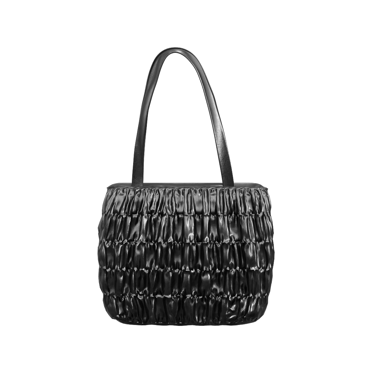 Black Ladies Leather Tote
