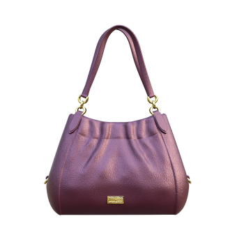 American Coach Dark Red Leather Tote