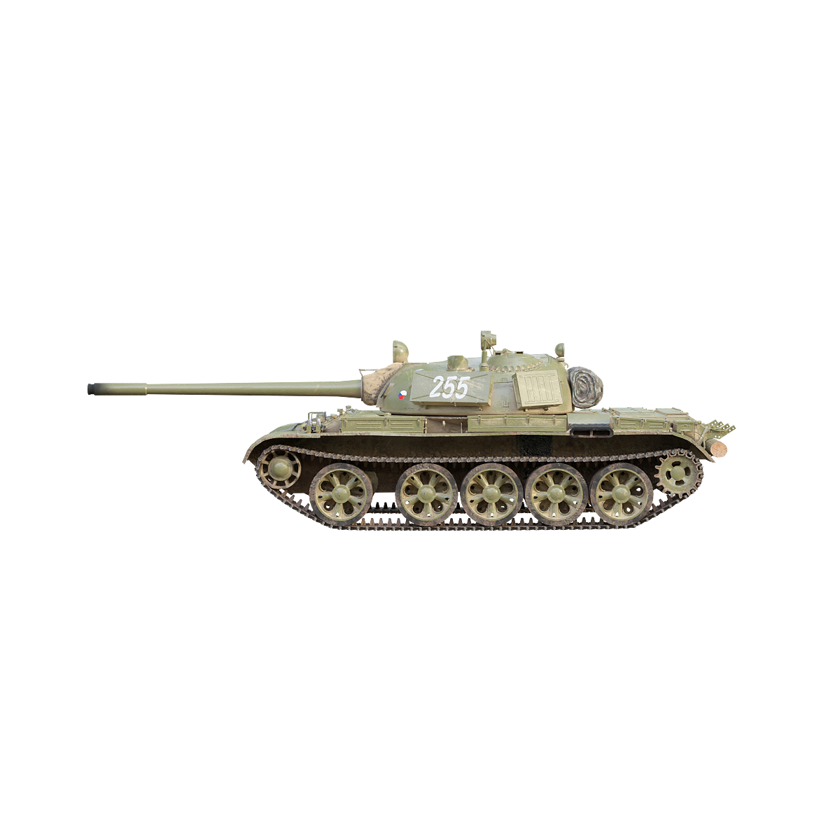 苏联T-55A主战坦克