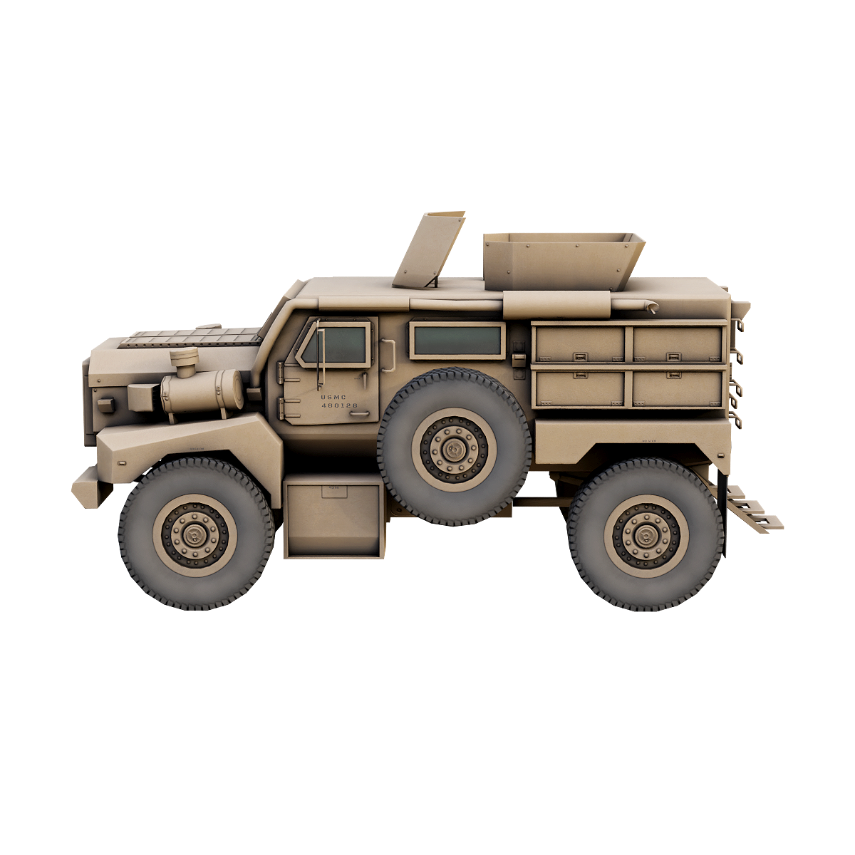 Anti-mine ambush protection vehicle