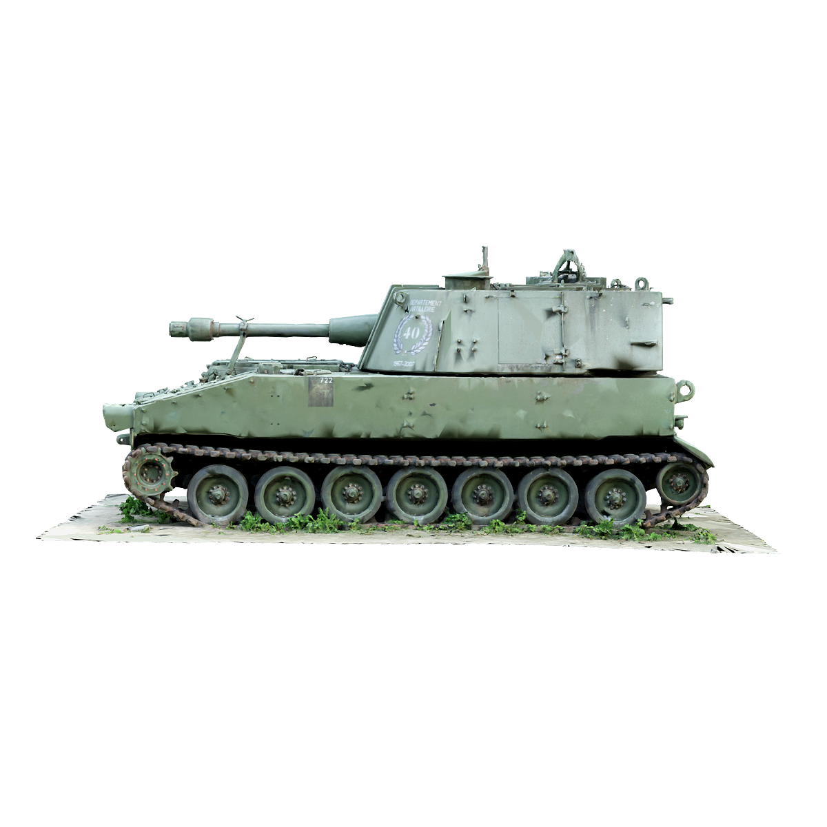 Howitzer Tank 3D Scan