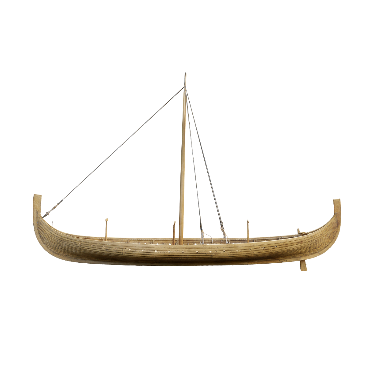 9th century Gokstadsskeppet Viking ship
