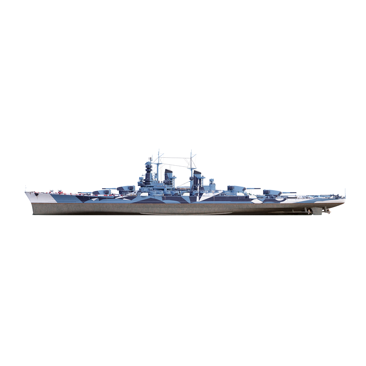 Italian Francesco Morosini battleship