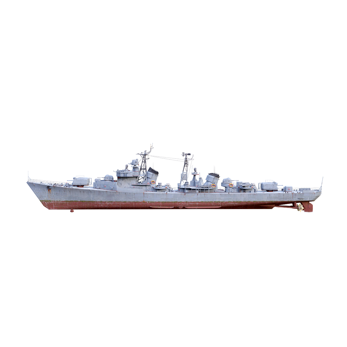 Chinese People's Liberation Army Navy Nanjing ship (boat number 131) destroyer