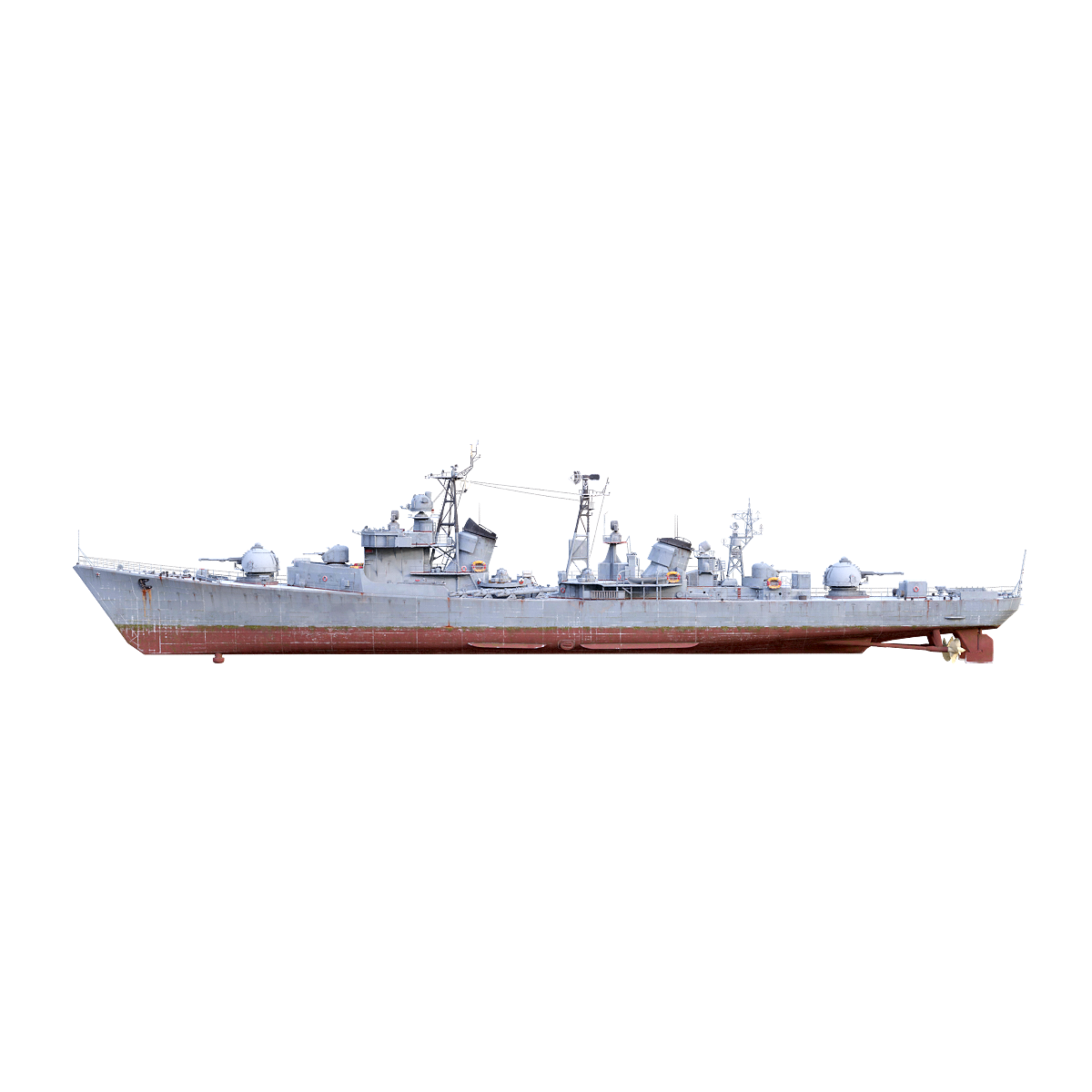 The Chinese People's Liberation Army Navy Guangzhou ship (hull number 168) destroyer