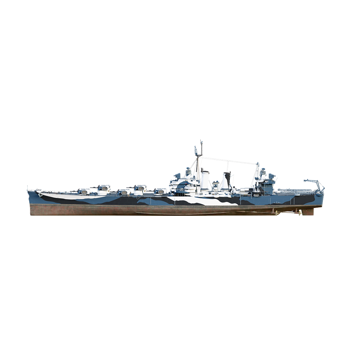 United States USS Grand Rapids (CL-70/CAG-2) Cruiser