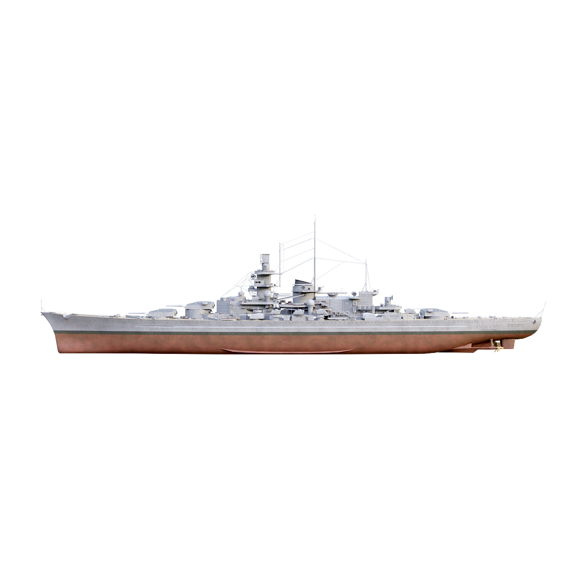 German KMS Gneisenau battlecruiser